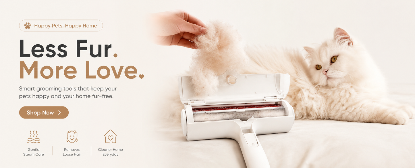 Reusable Pet Hair Removal Roller | Sofa & Fabric Fur Cleaner