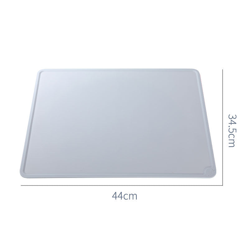 44 x 34 cm feeding waterer mat, white