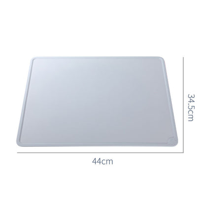 44 x 34 cm feeding waterer mat, white