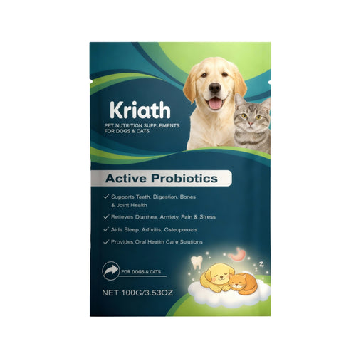 Kriath Active Probiotics pet supplement 100g, for dogs & cats
