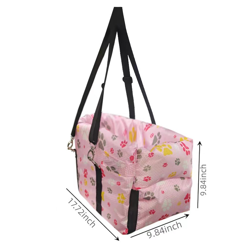 Central Control Armrest Petcare waterproof pet bed, paw-pattern size 42×23×24cm