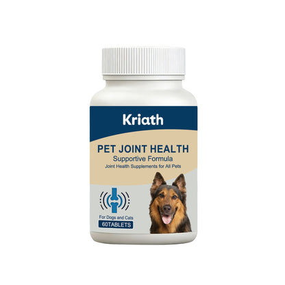 Flasche „Pet Joint Health“ mit 60 Tabletten, weiße Kappe