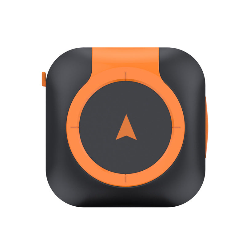 Petcare GPS-Tracker Gehäuse, schwarz mit orangefarbenem Rahmen