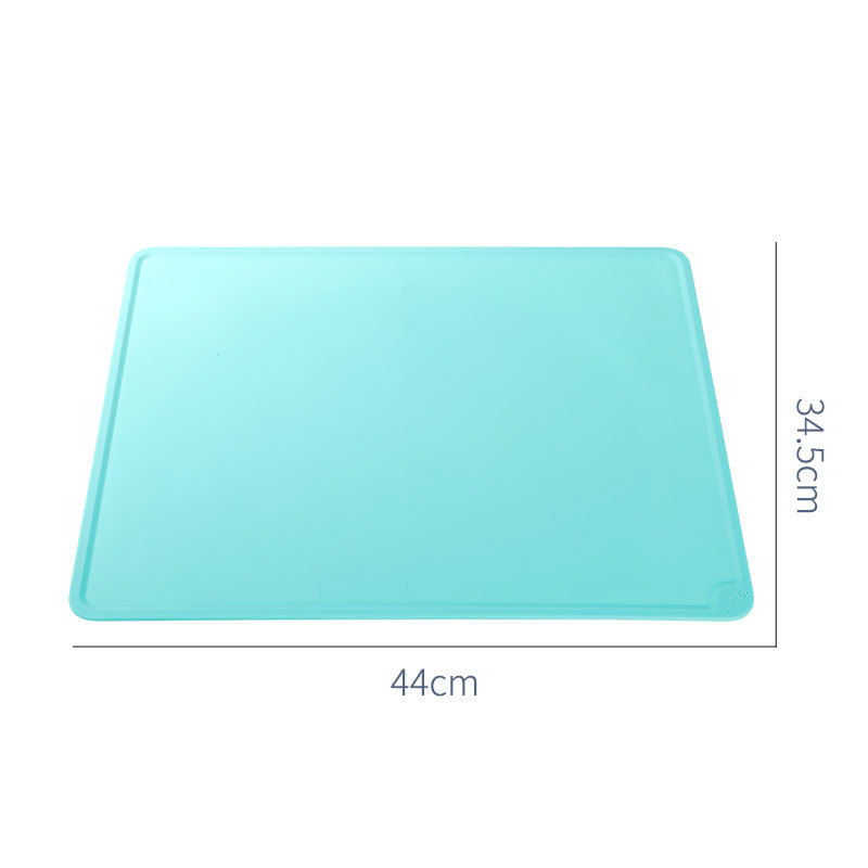 44 x 34 cm feeding waterer mat, teal