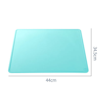 44 x 34 cm feeding waterer mat, teal