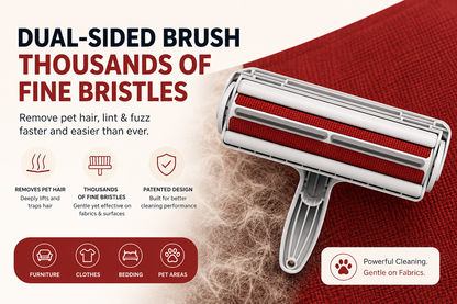 Reusable Pet Hair Removal Roller | Sofa & Fabric Fur Cleaner