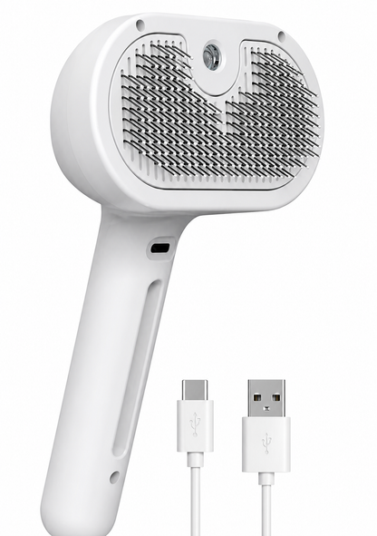 3-in-1 Cat Steam Brush | Mist Grooming & Pet Hair Remover FurClean Pro™