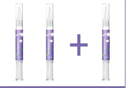 Pet Oral Repair Gel tubes set: three clear applicator tubes with purple label bands