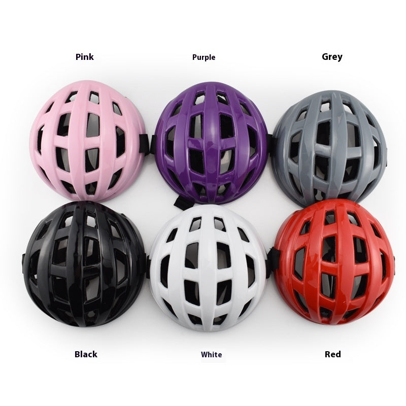 Helm-Farbvarianten: Pink, Lila, Grau, Schwarz, Weiß und Rot