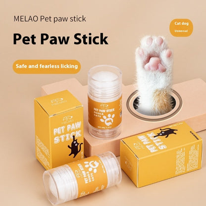 Pet Claw Care Cream im Stift-Behälter, gelb-weißer Deckel, Pfotenpflege