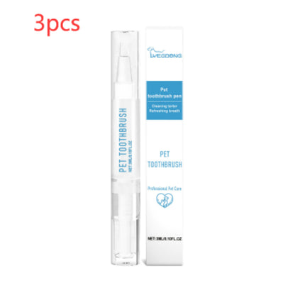 Soft Breath Care Pet Toothbrush Pen 3pcs (3ml each) with pen and boxes