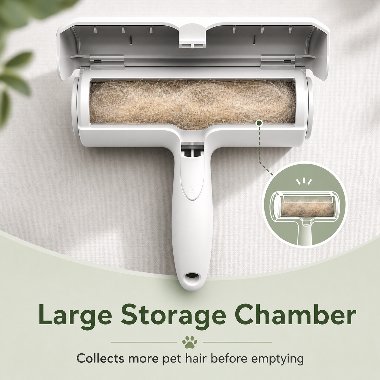 Reusable Pet Hair Removal Roller | Sofa & Fabric Fur Cleaner
