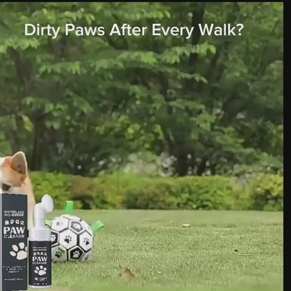 Waterless Paw Cleaner for Dogs & Cats | Soft Silicone Brush